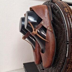 Caboclo Brasil Handmade Leather Women Shoes Low Heels Size 9